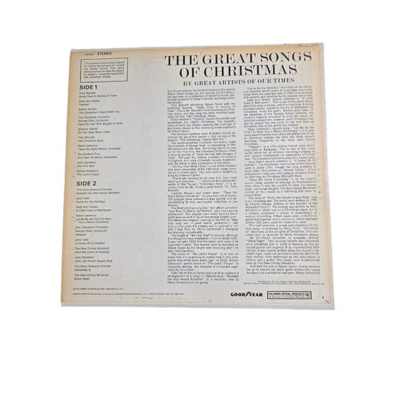 The Great Songs of Christmas Vol. 7 – Goodyear Collector’s Vinyl LP - Picture 2 of 5